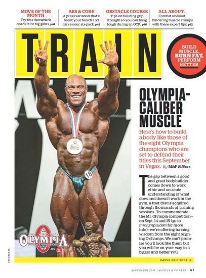 Muscle & Fitness - сентябрь 2018 USA